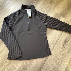 Under Armour Coldgear Black Half Zip-Up Sweater size S NWT
